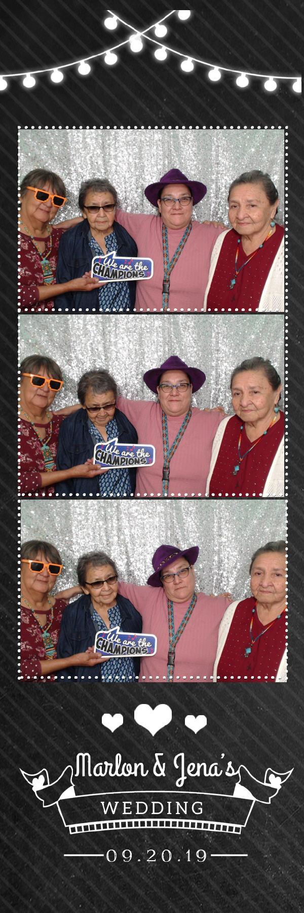 Jena and Marlon's Wedding | View more photos from the event at gallery.photoboothbillings.com/u/PhotoBoothBillings/Jena-and-Marlons-Wedding